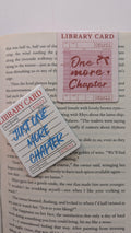 Library Card Magnetic Bookmark