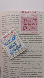 Library Card Magnetic Bookmark