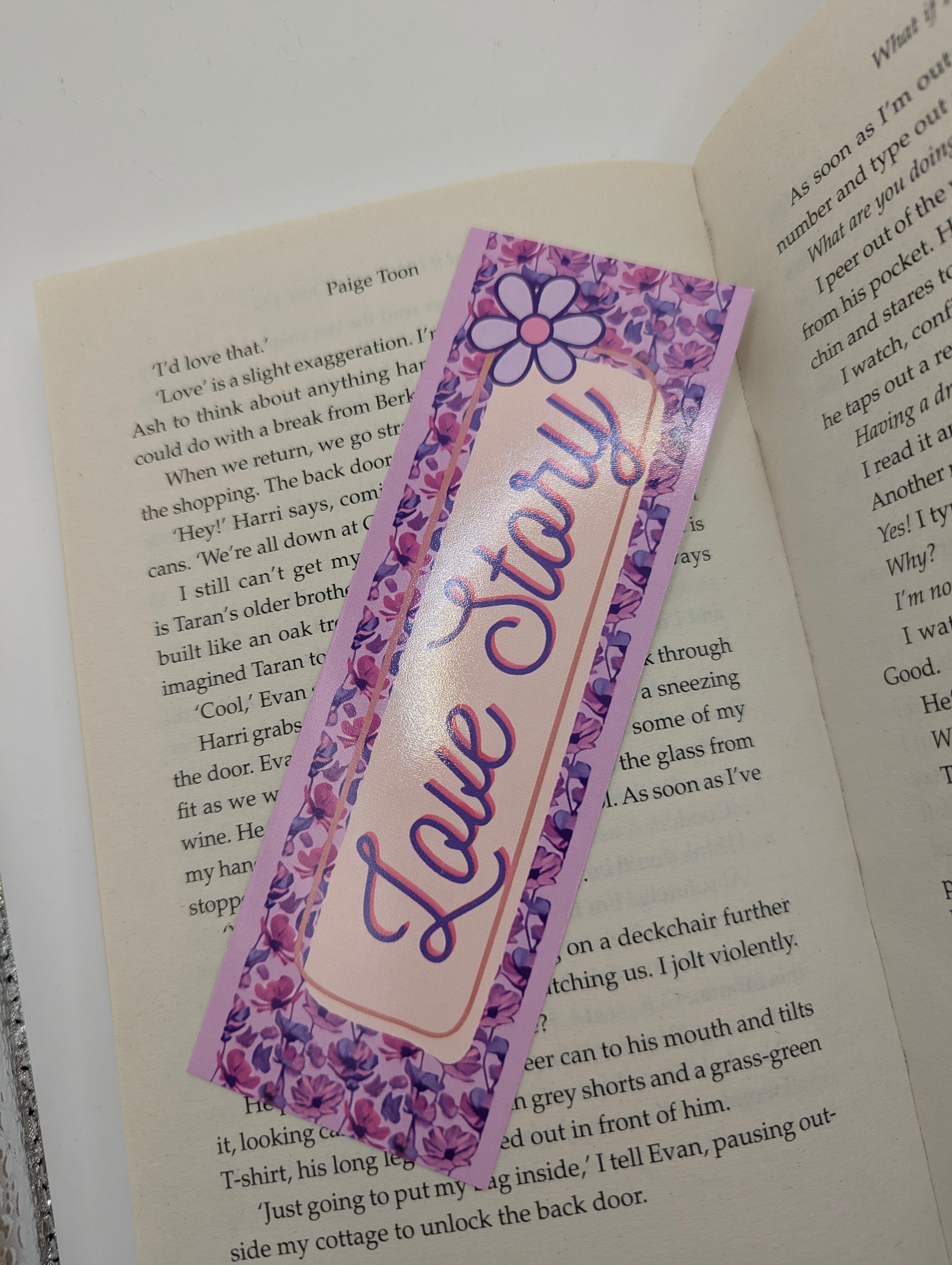 Love Story Bookmark