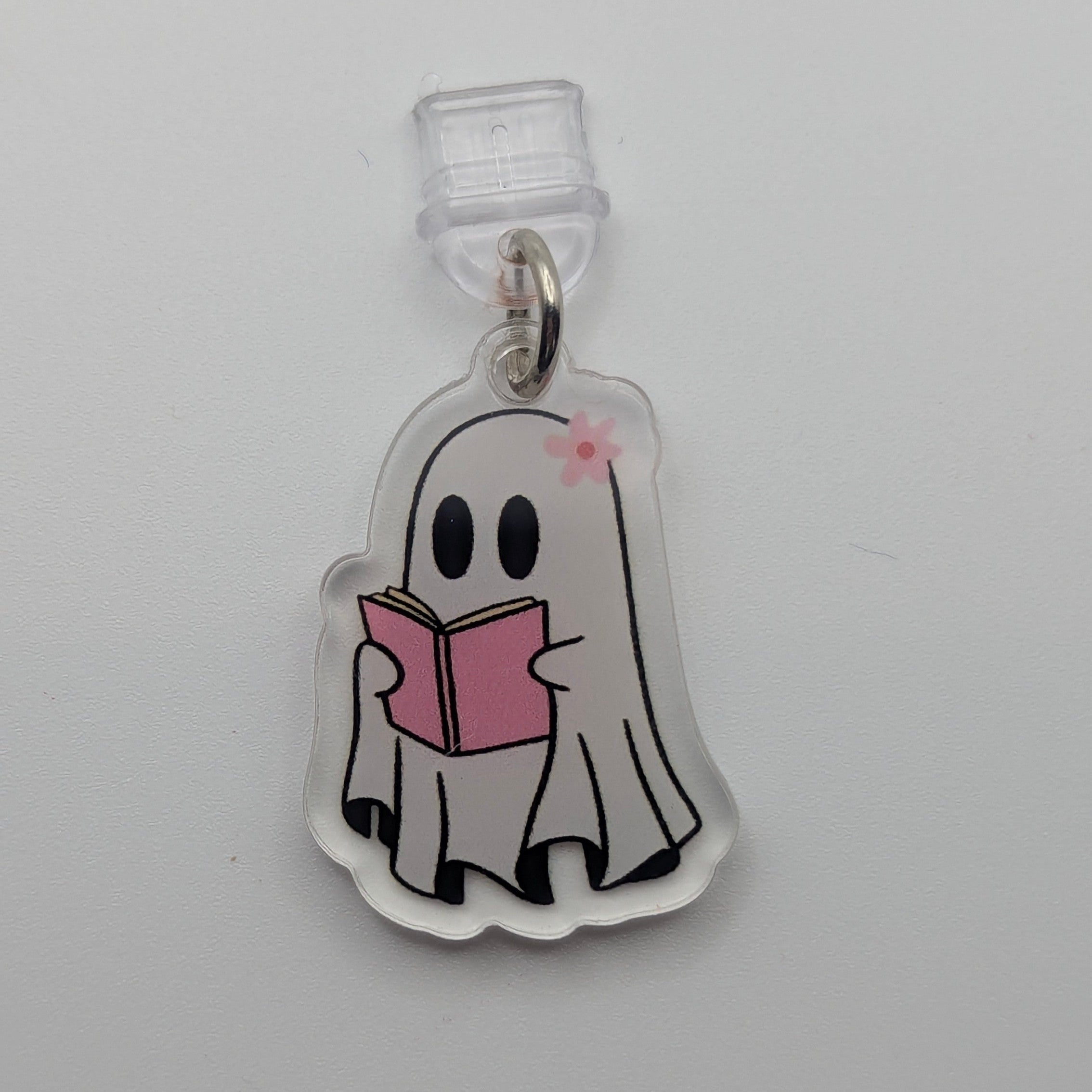 Ghost Reader Kindle Charm for USB-C Port - Decorate your E-Readers or Phone