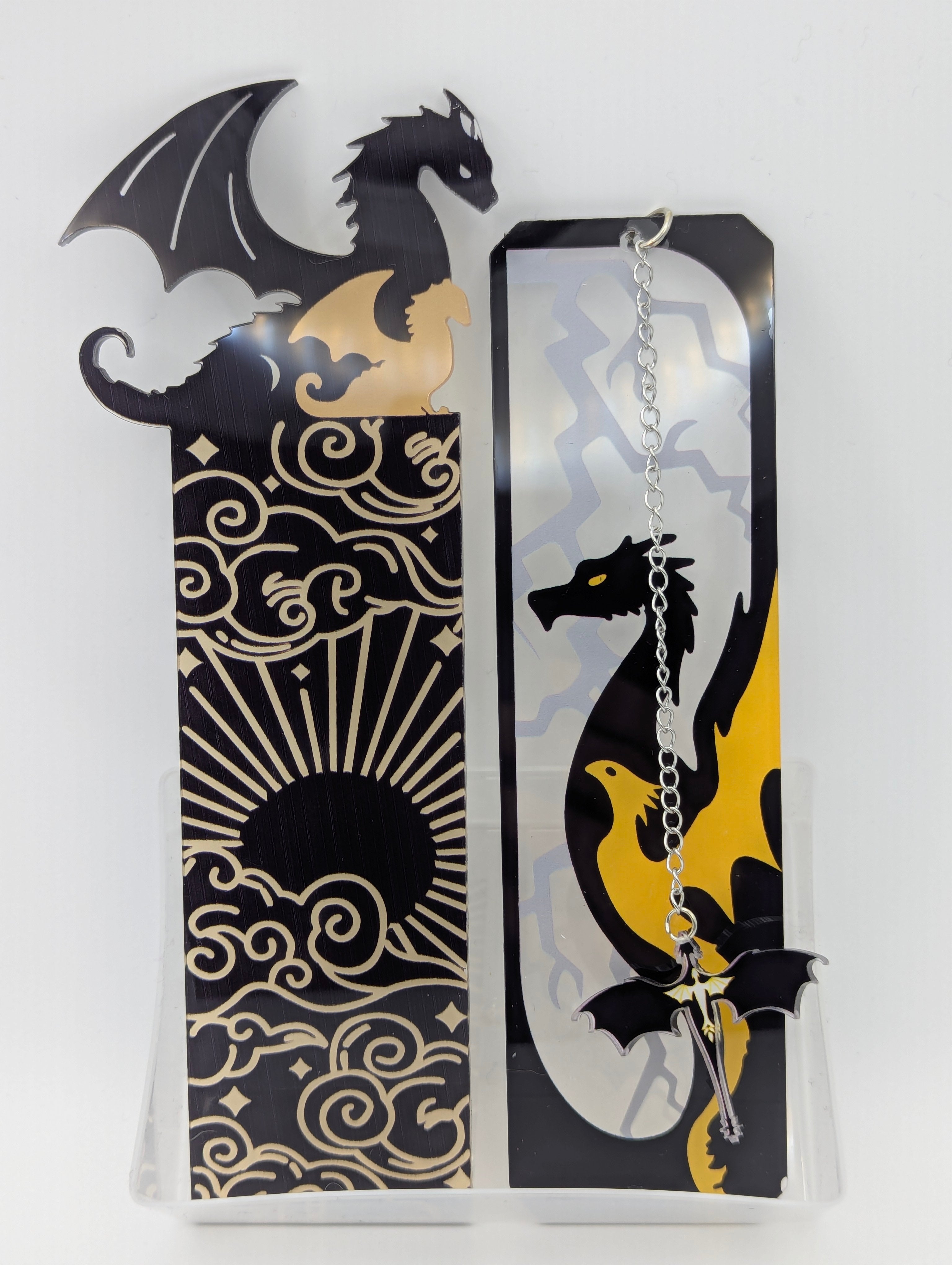Set of 2 Dragon Bookmarks