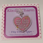 Girl Who Needs Snacks Kindle Charm for USB-C Port - Decorate your E-Readers or Phone