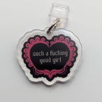 Good Girl Heart Kindle Charm for USB-C Port - Decorate your E-Readers or Phone