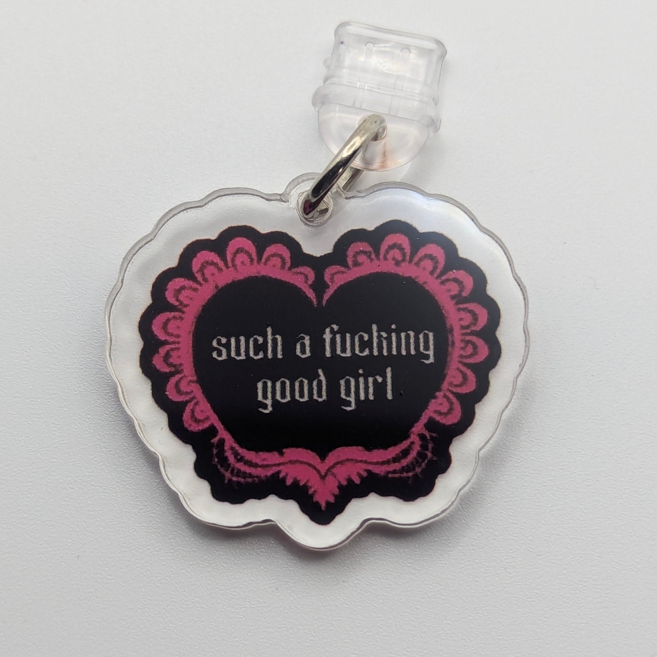 Good Girl Heart Kindle Charm for USB-C Port - Decorate your E-Readers or Phone