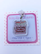 Slow Burn Matches Kindle Charm for USB-C Port - Decorate your E-Readers or Phone