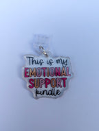 Emotional Support Kindle Charm for USB-C Port - Decorate your E-Readers or Phone