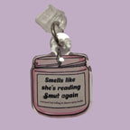 Deluxe Smells like Reading Smut Kindle Charm for USB-C Port - Decorate your E-Readers or Phone