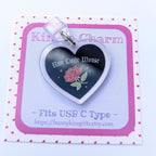 Run Little Mouse Kindle Charm for USB-C Port - Decorate your E-Readers or Phone