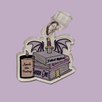 Fantasy Book Stack Kindle Charm for USB-C Port - Decorate your E-Readers or Phone