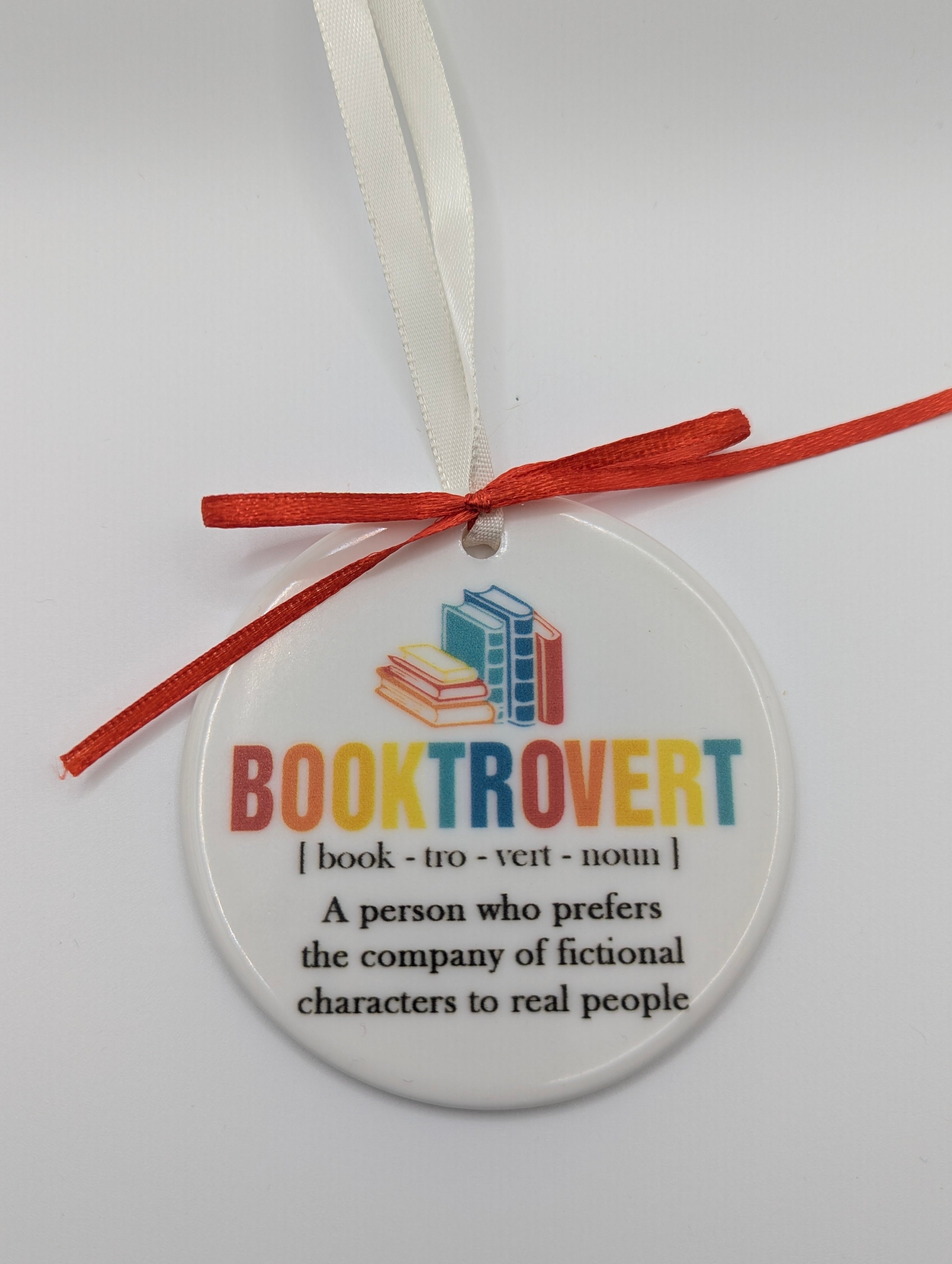 Booktrovert Ceramic Bookshelf Decoration