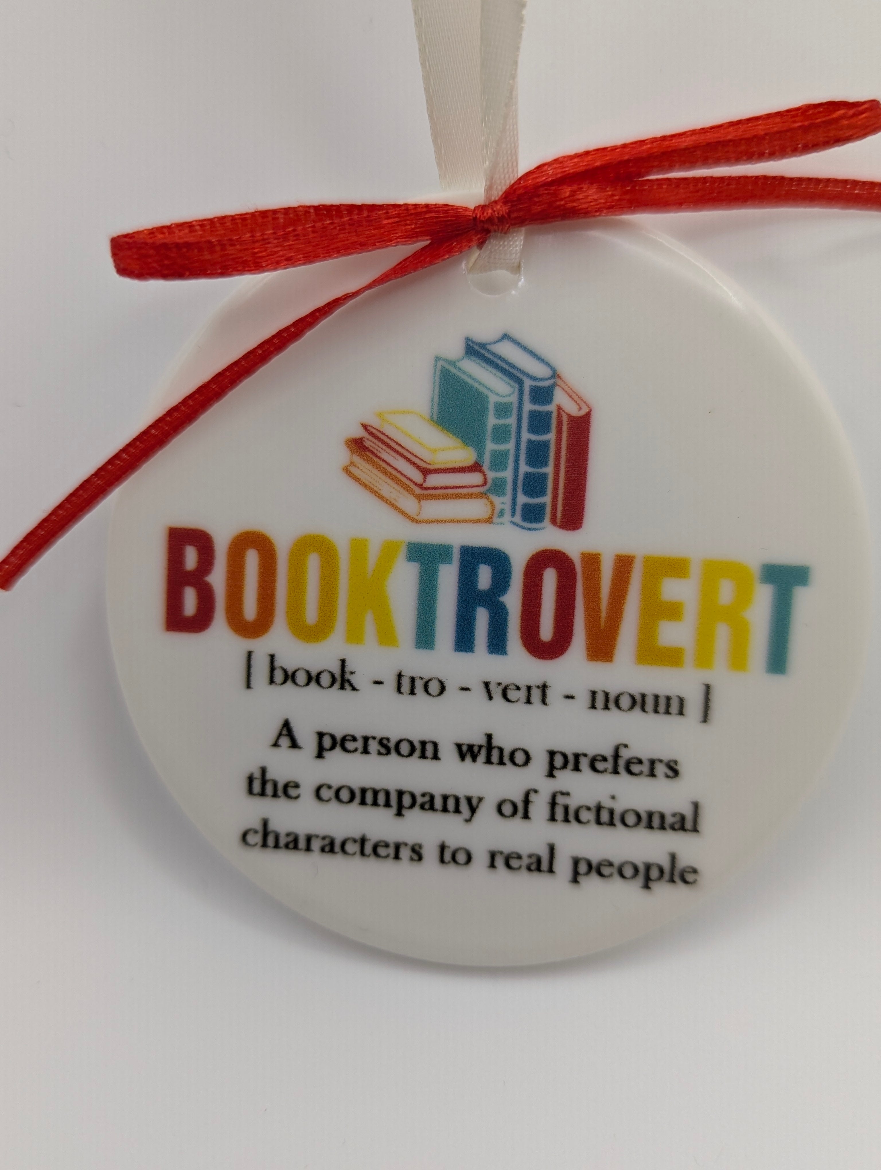 Booktrovert Ceramic Bookshelf Decoration