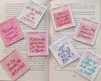 Library Card Magnetic Bookmark