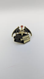 Fantasy Book Club Sword Enamel Pin Badge