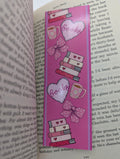 Pink Book Lover Bookmark