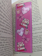 Pink Book Lover Bookmark
