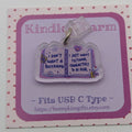 Fictional Characters Kindle Charm for USB-C Port - Decorate your E-Readers or Phone