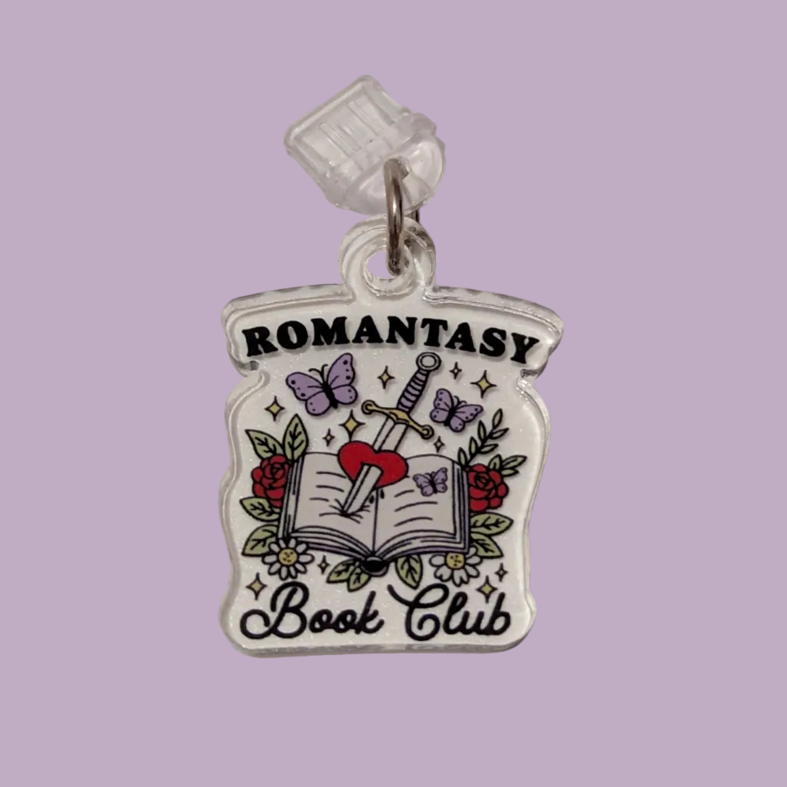 Romantasy Book Club Kindle Charm for USB-C Port - Decorate your E-Readers or Phone