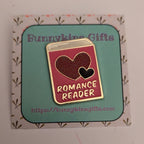 Romance Reader Enamel Pin Badge