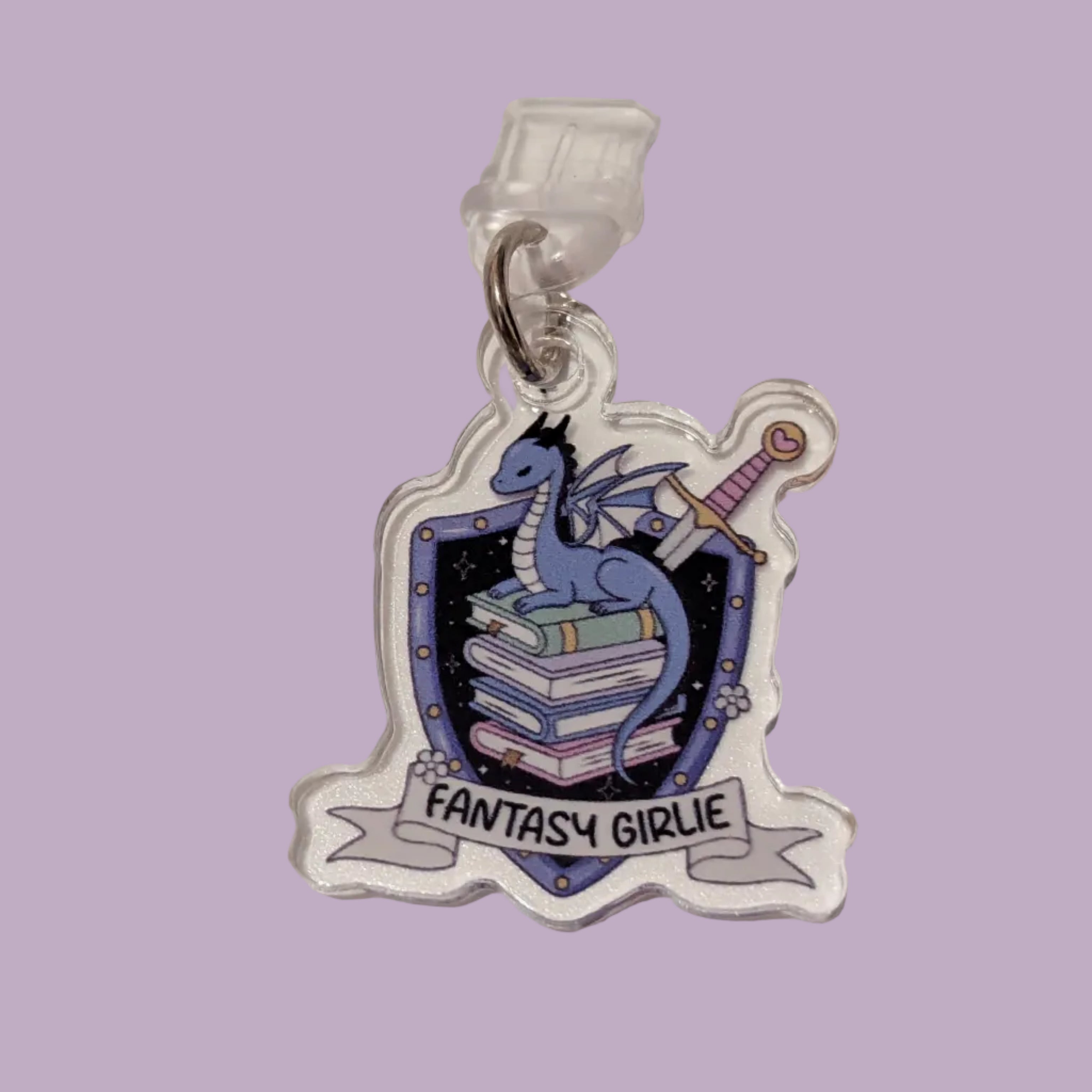 Fantasy Girlie Kindle Charm for USB-C Port - Decorate your E-Readers or Phone