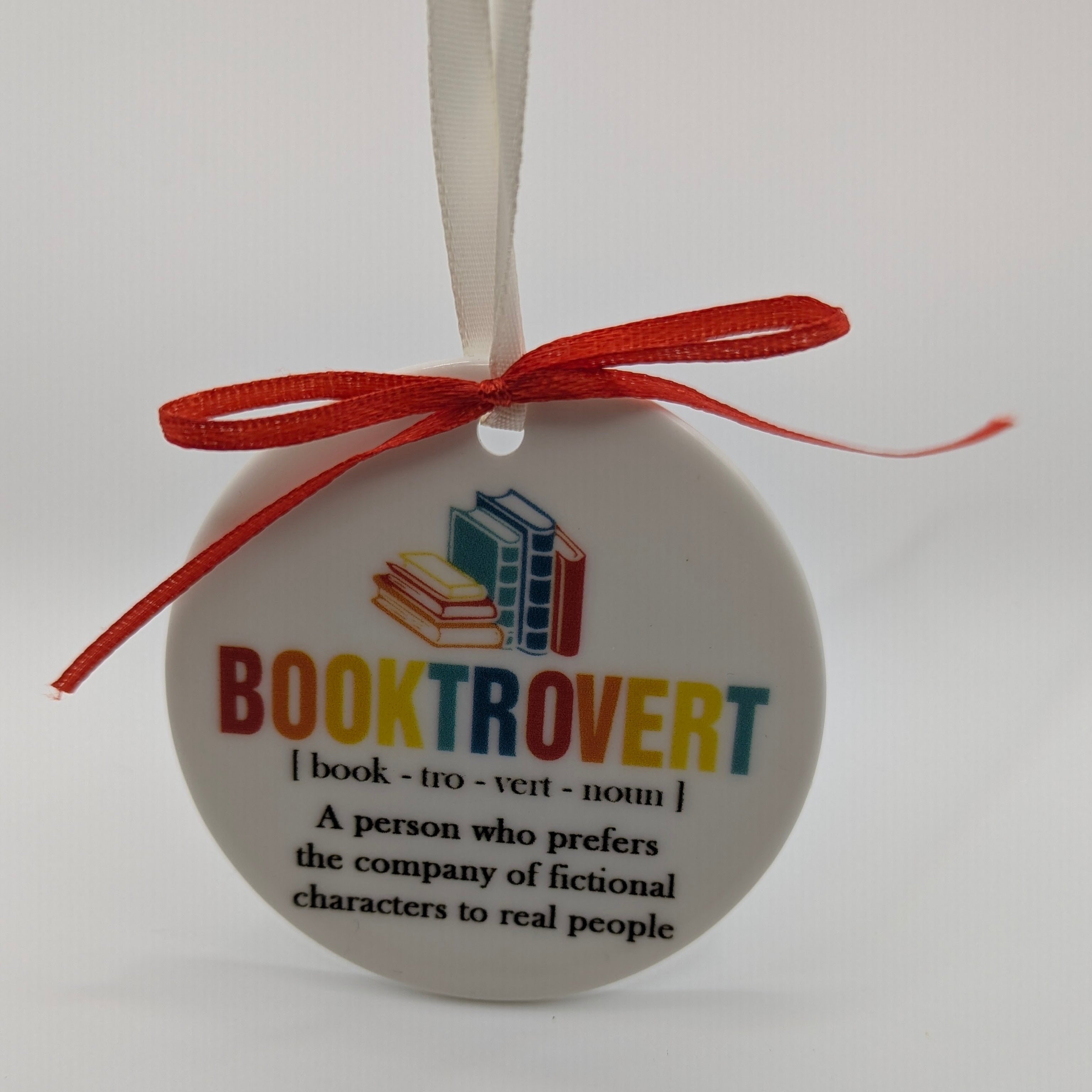 Booktrovert Ceramic Bookshelf Decoration