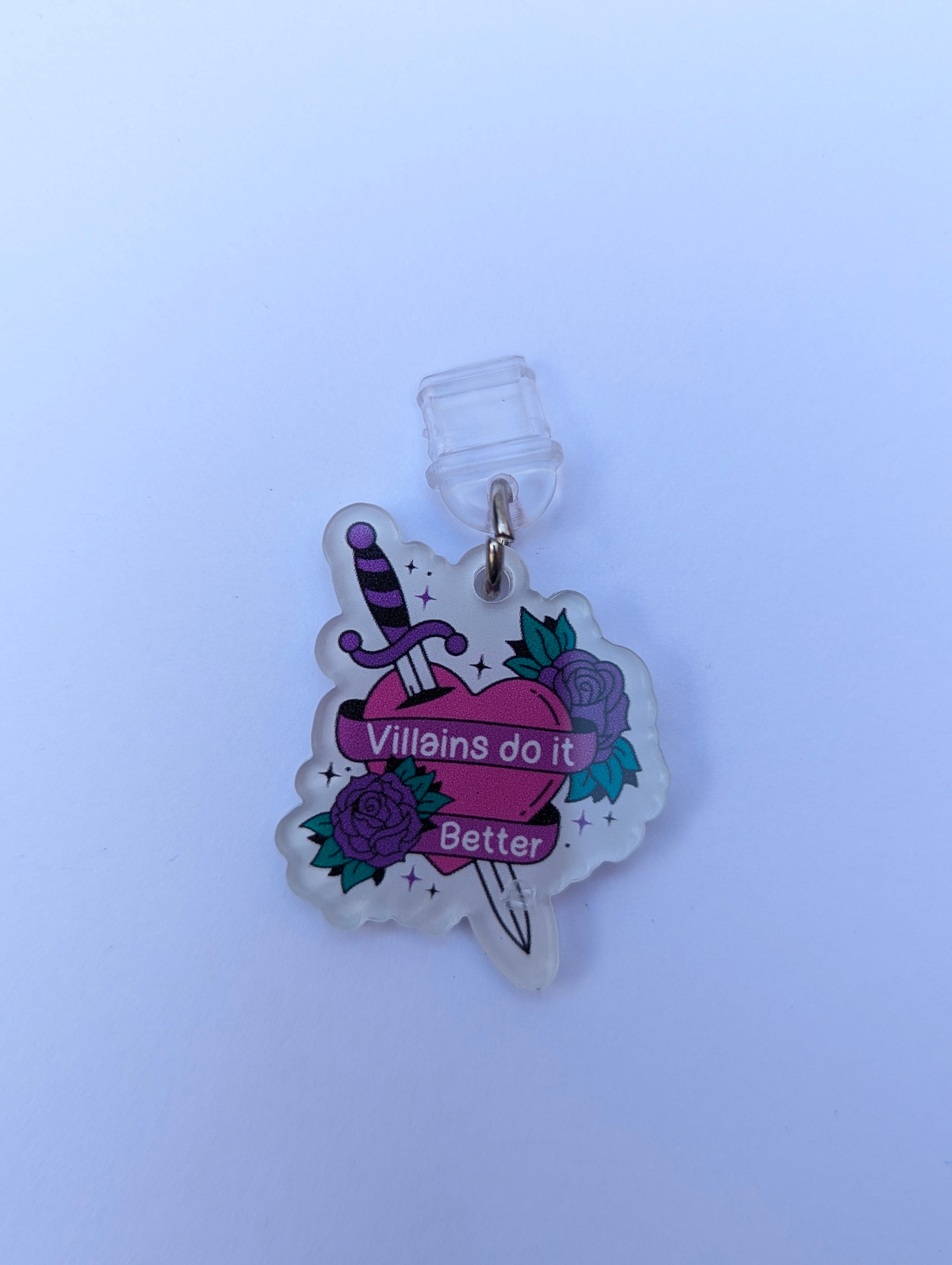 Villians Do It Better Kindle Charm for USB-C Port - Decorate your E-Readers or Phone