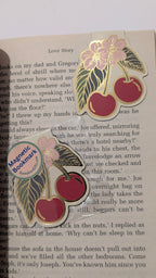 Red Cherry Magnetic Bookmark