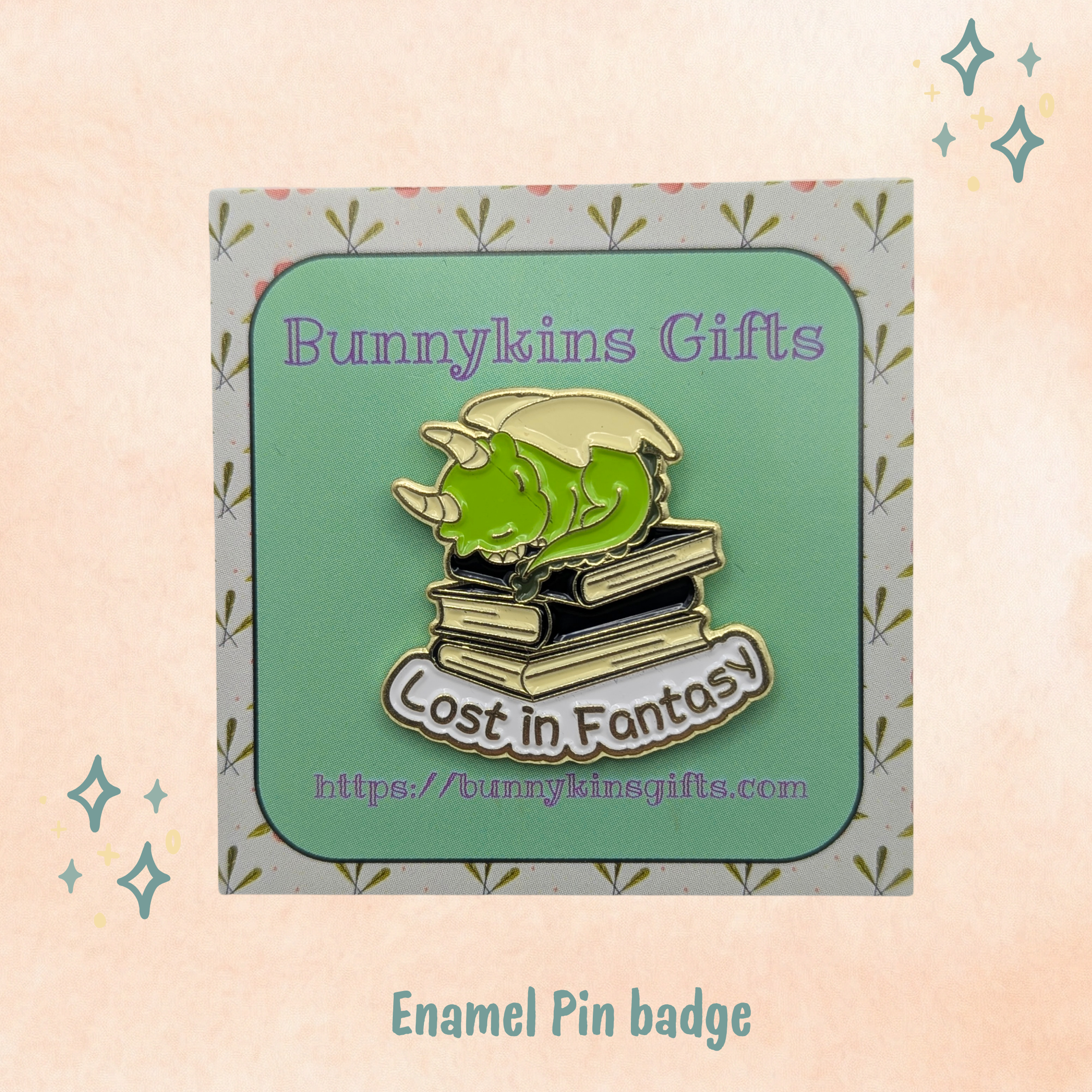 Lost in Fantasy Dragon Enamel Pin Badge