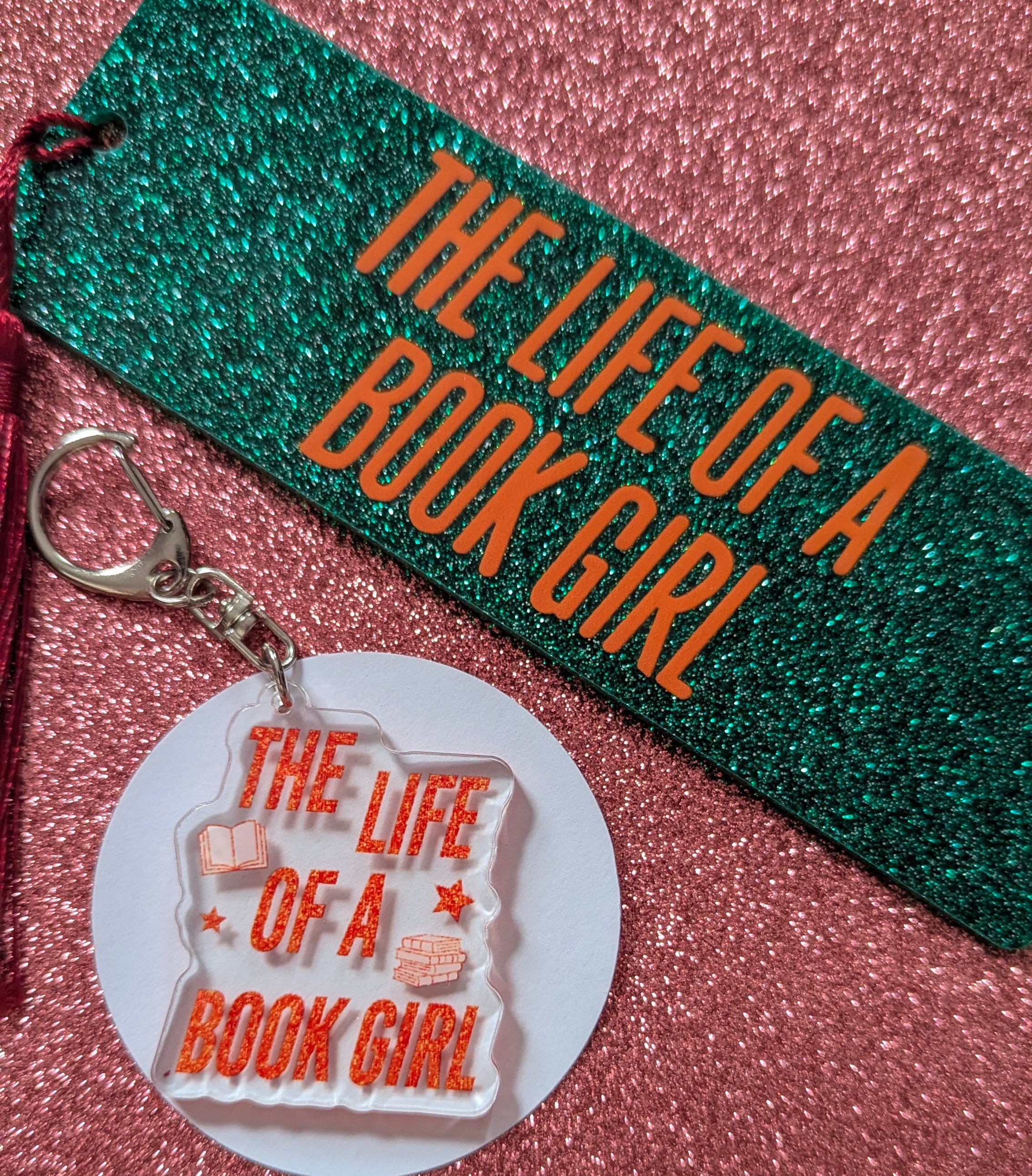 Book Girl Bookmark & Keyring Set - Life of a Bookgirl