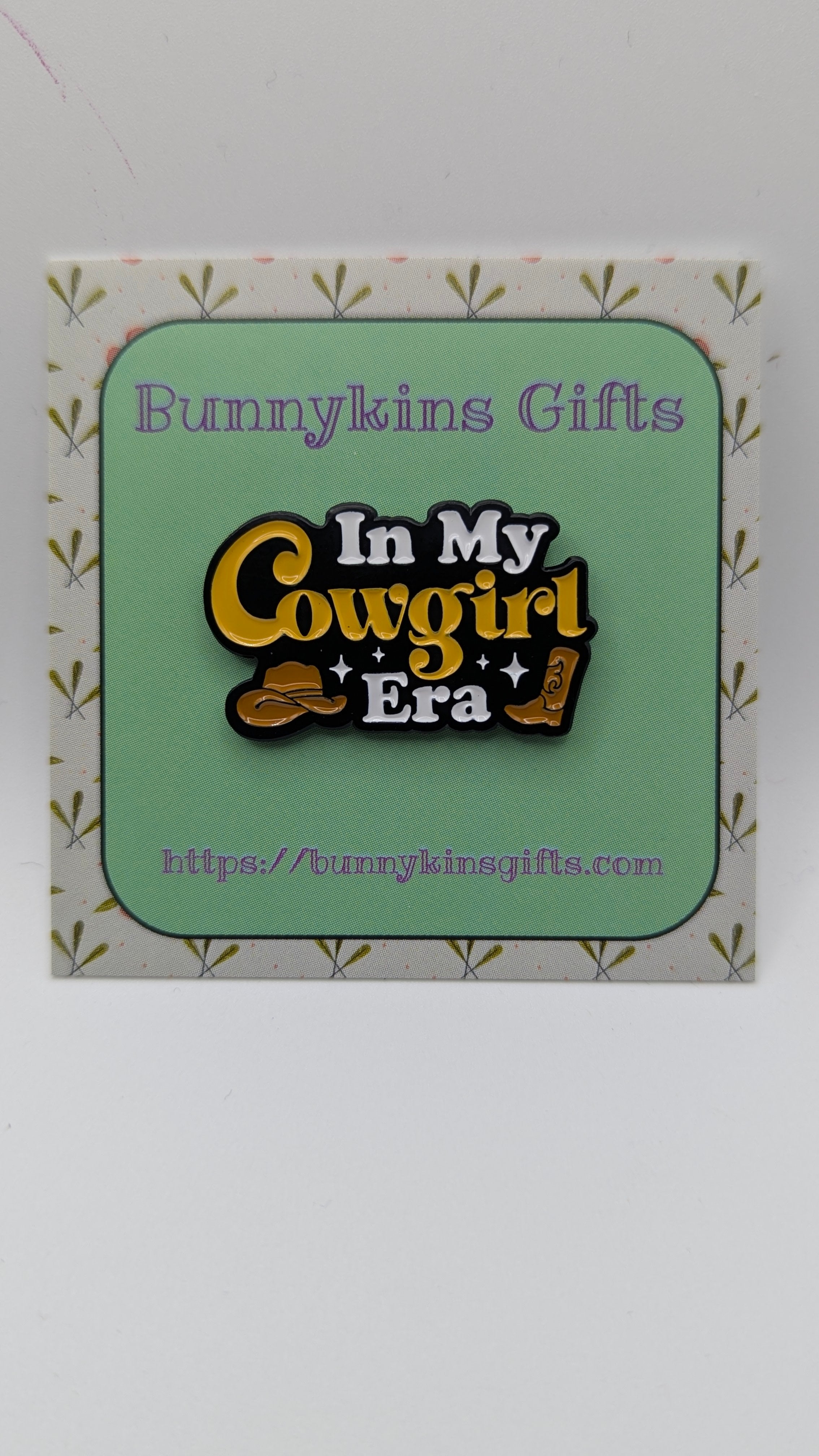 In My Cowboy Era Enamel Pin Badge