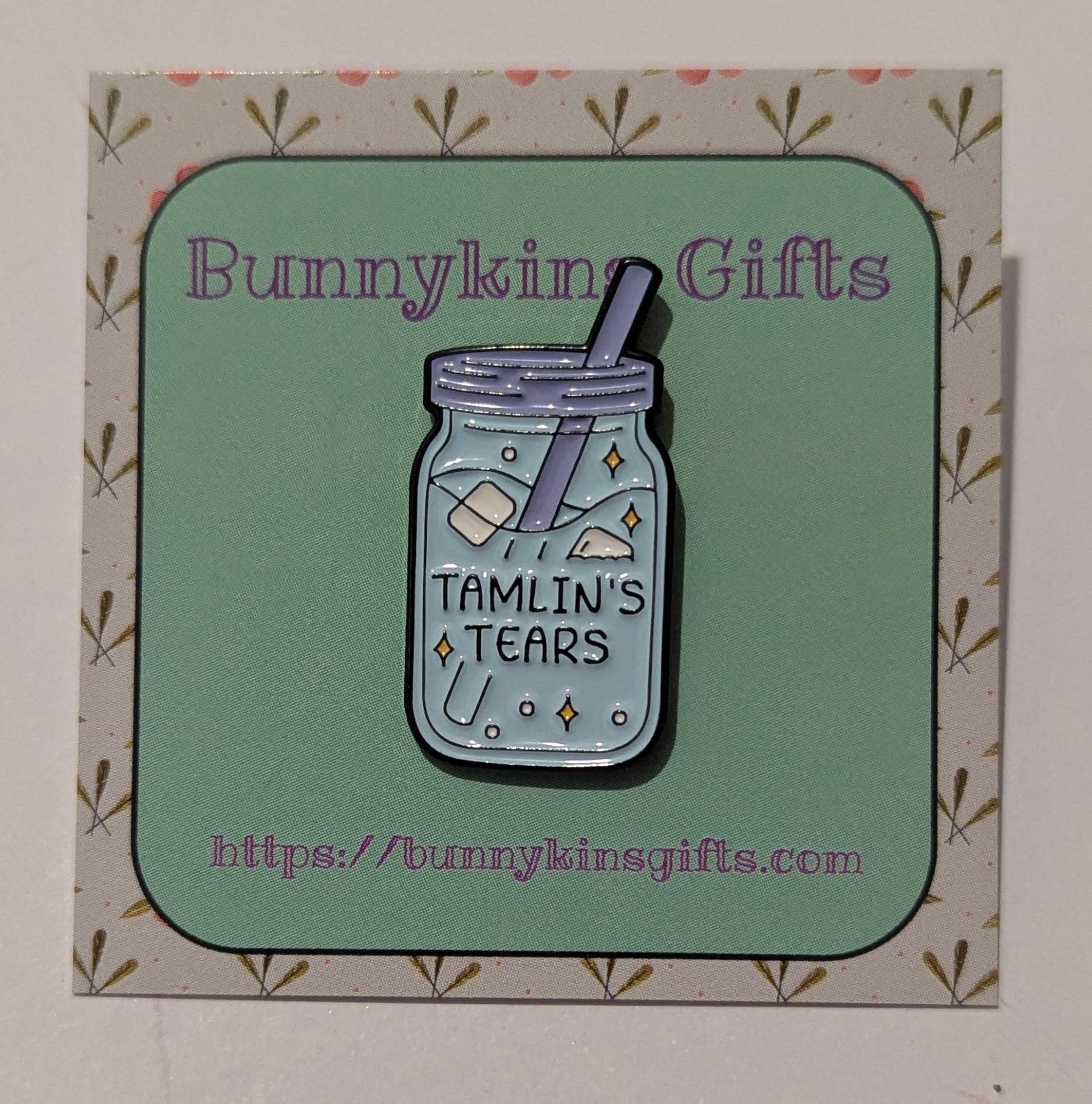 Tamlin's Tears Enamel Pin Badge ACOTAR inspired