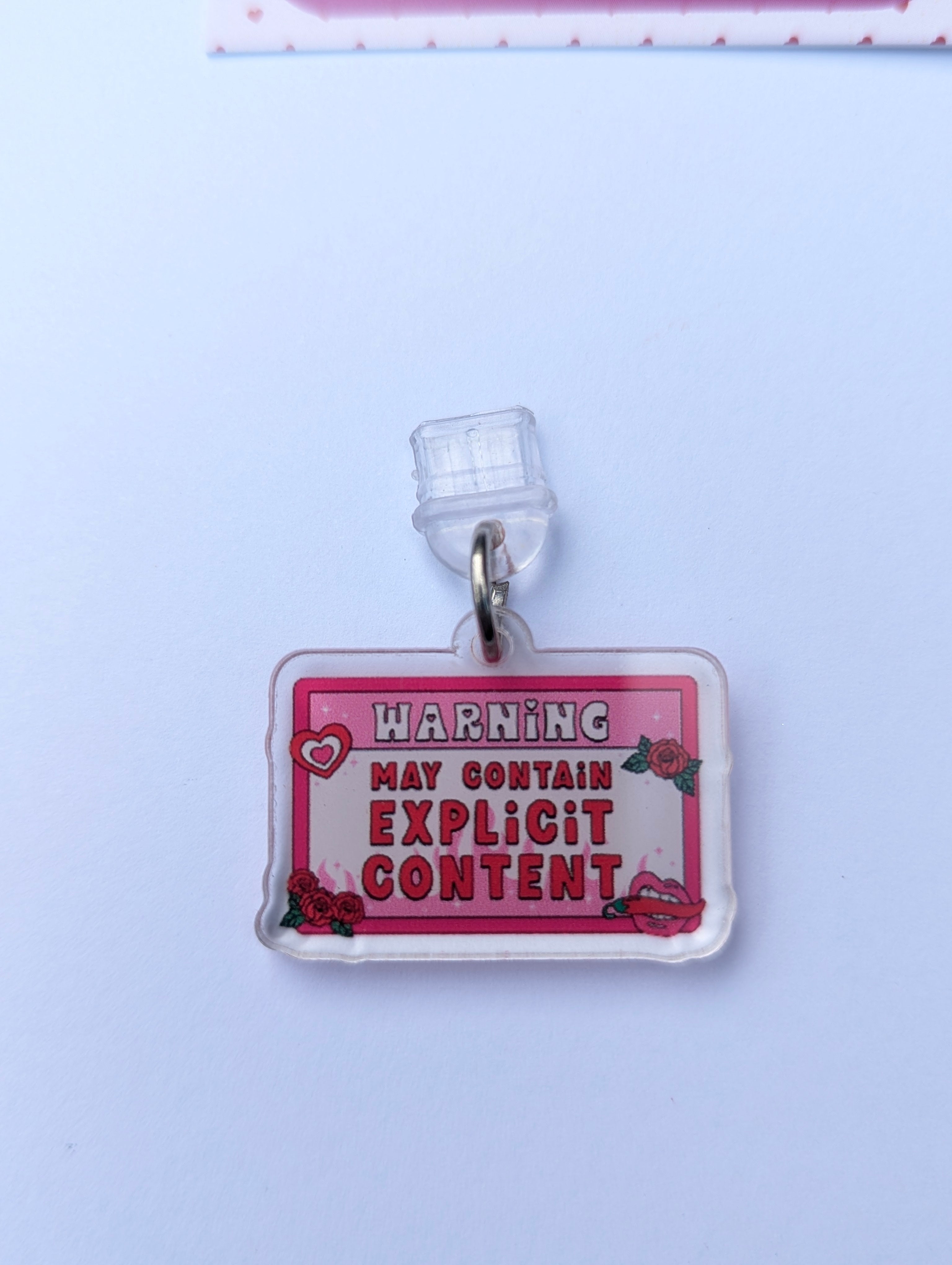 Explicit Content Kindle Charm for USB-C Port - Decorate your E-Readers or Phone