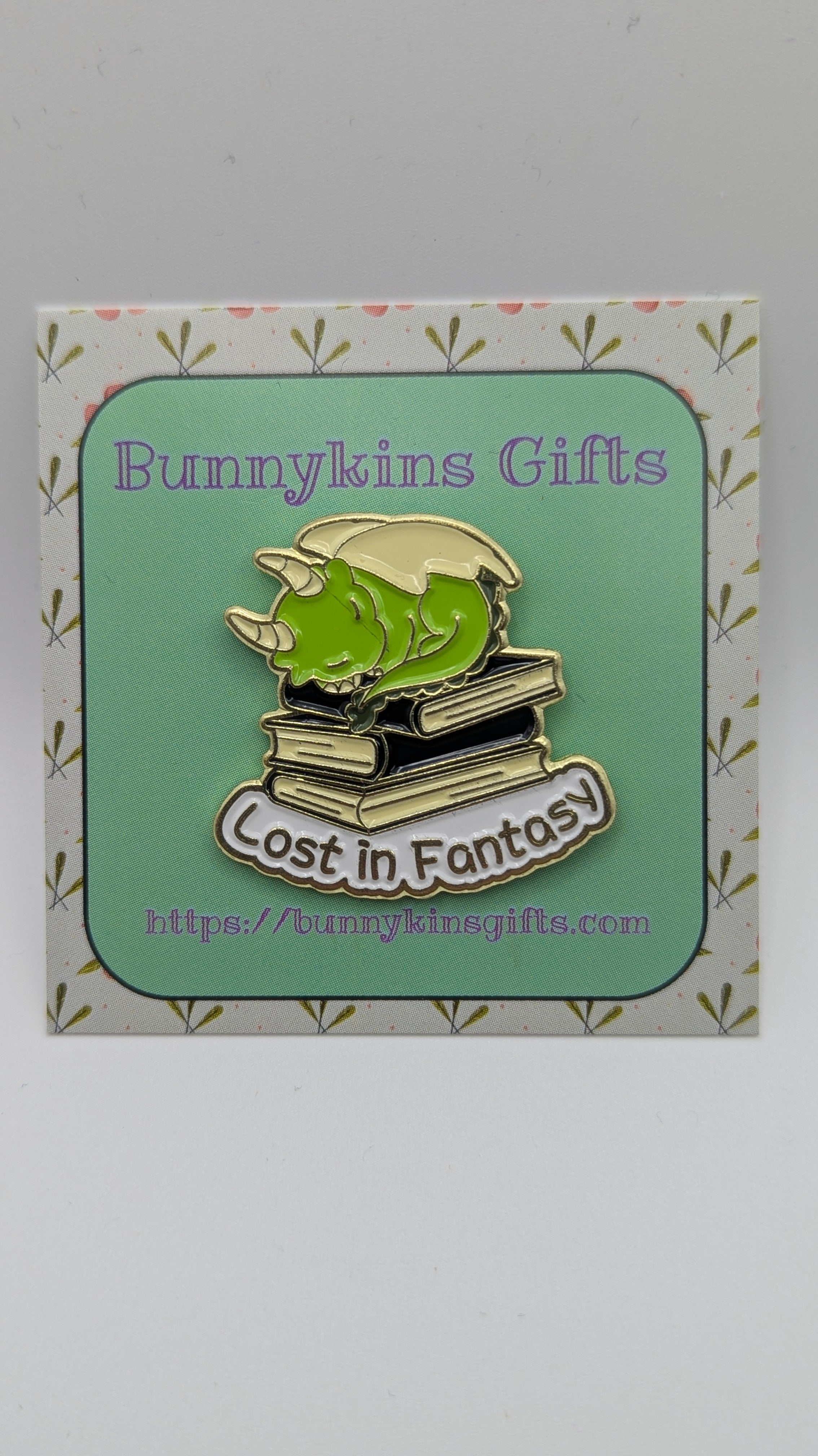 Lost in Fantasy Dragon Enamel Pin Badge