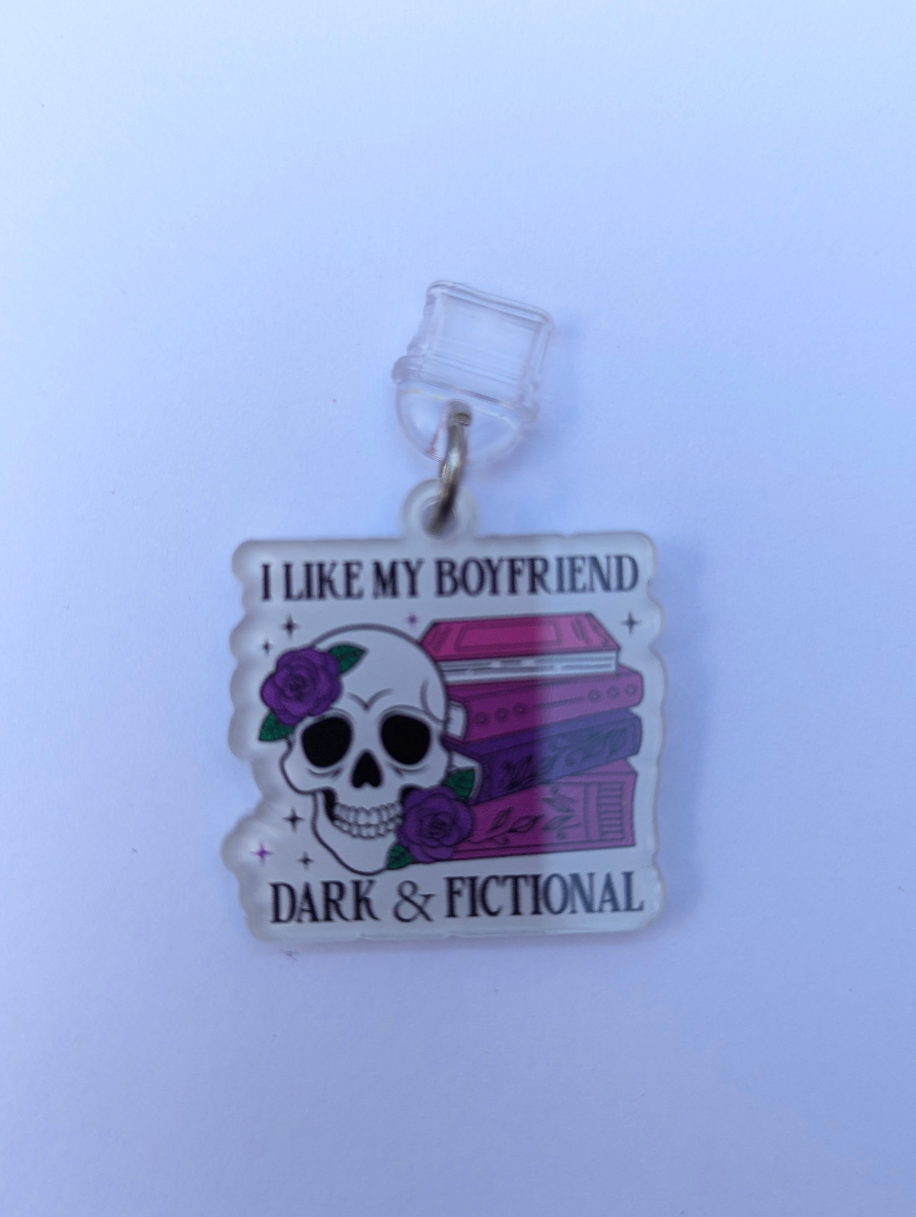 Dark & Fictional Kindle Charm for USB-C Port - Decorate your E-Readers or Phone
