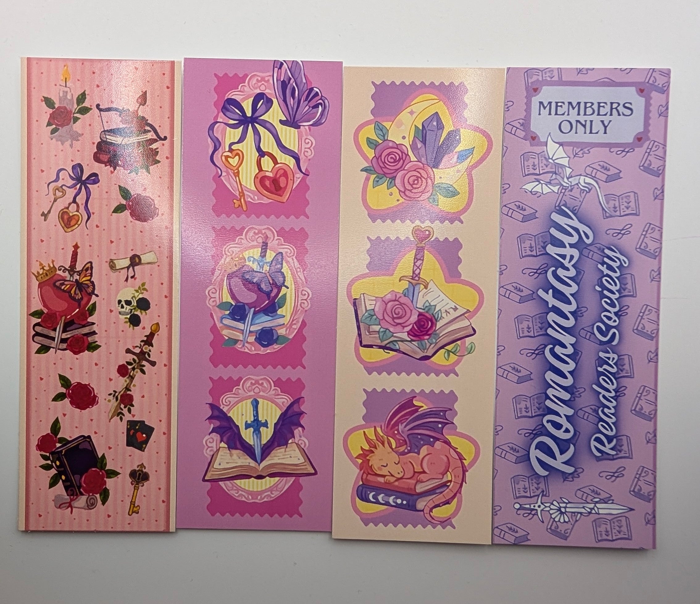 Romantasy Reader Bookmark Bundle - Set of 4