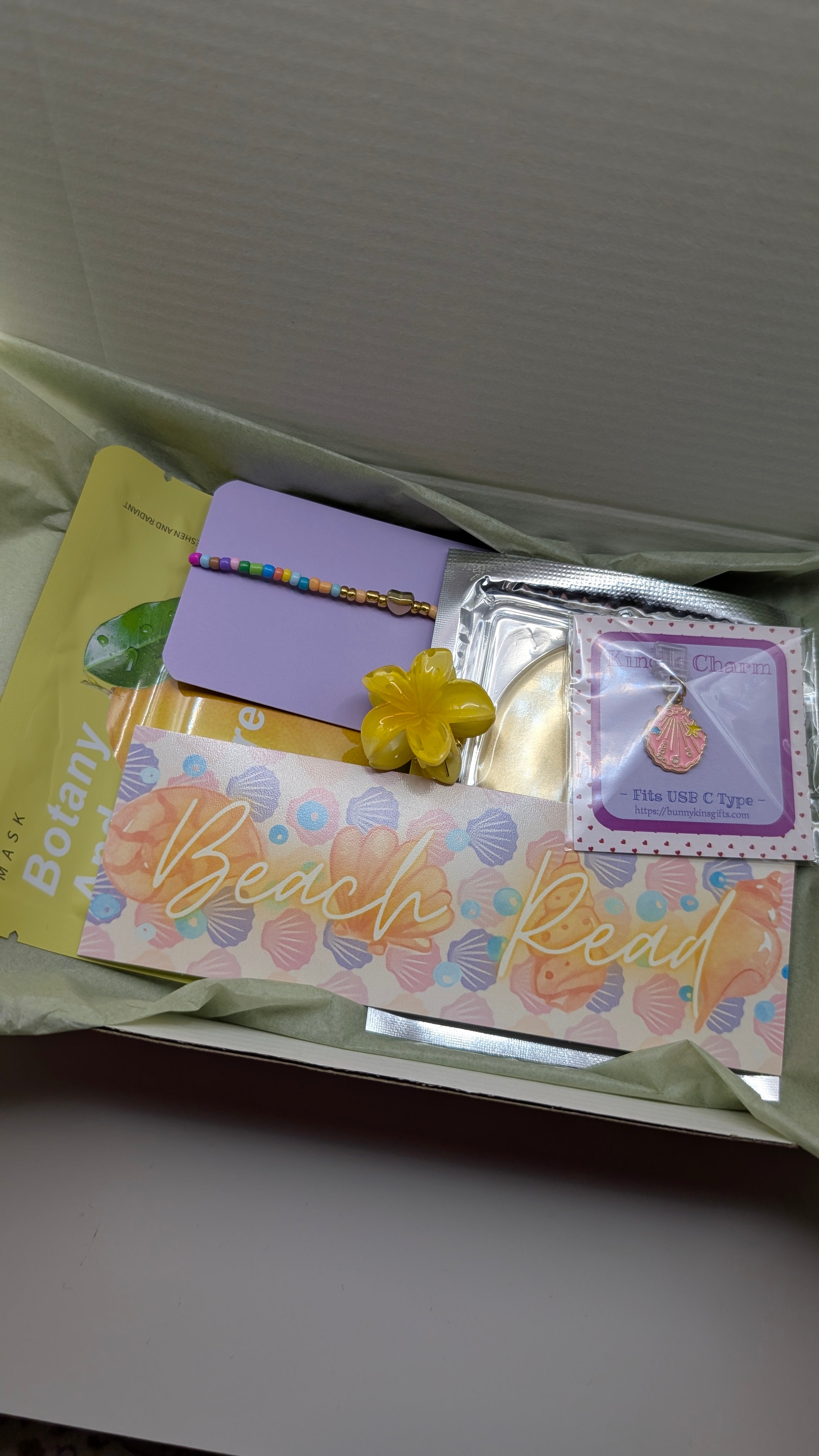 Summer Themed Set with Bookmark and Kindle Charm