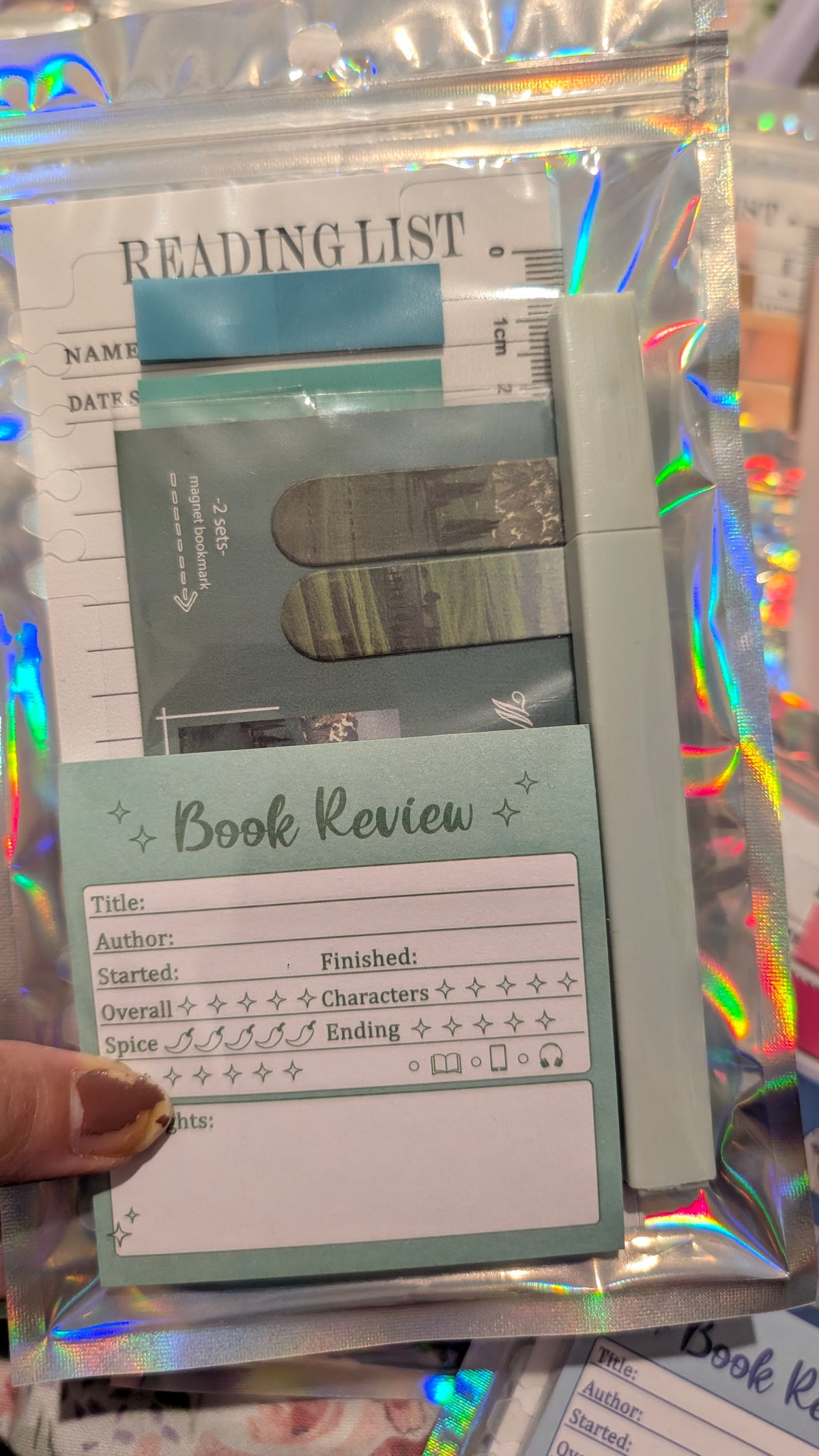 Annotation Starter Set - Book Review & Tracker