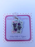 Dark Side Kindle Charm for USB-C Port - Decorate your E-Readers or Phone