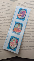 Blue Book Lover Bookmark
