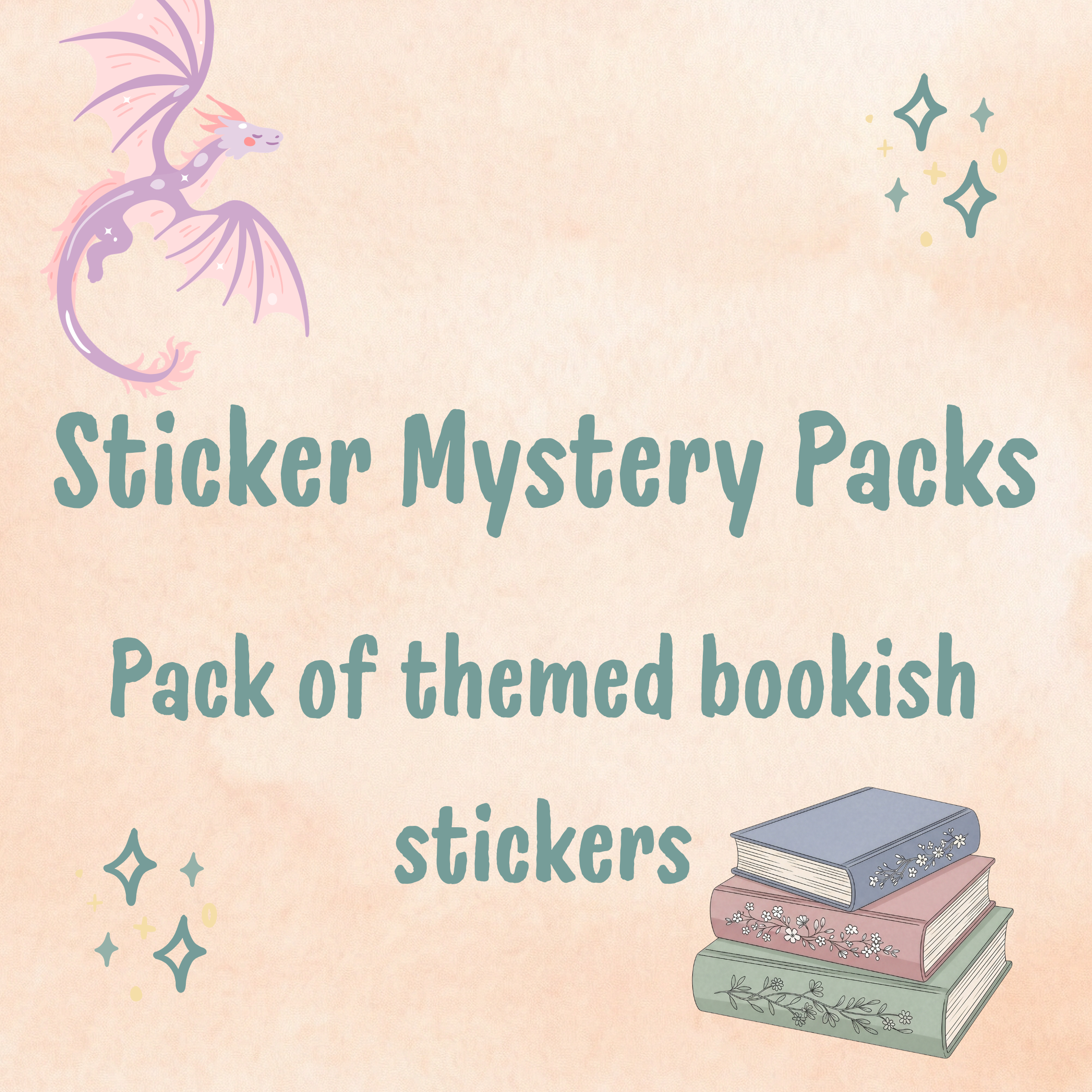Sticker Mystery Packs - Bookish Themed
