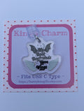 Book Boyfriends Have Wings Kindle Charm for USB-C Port - Decorate your E-Readers or Phone