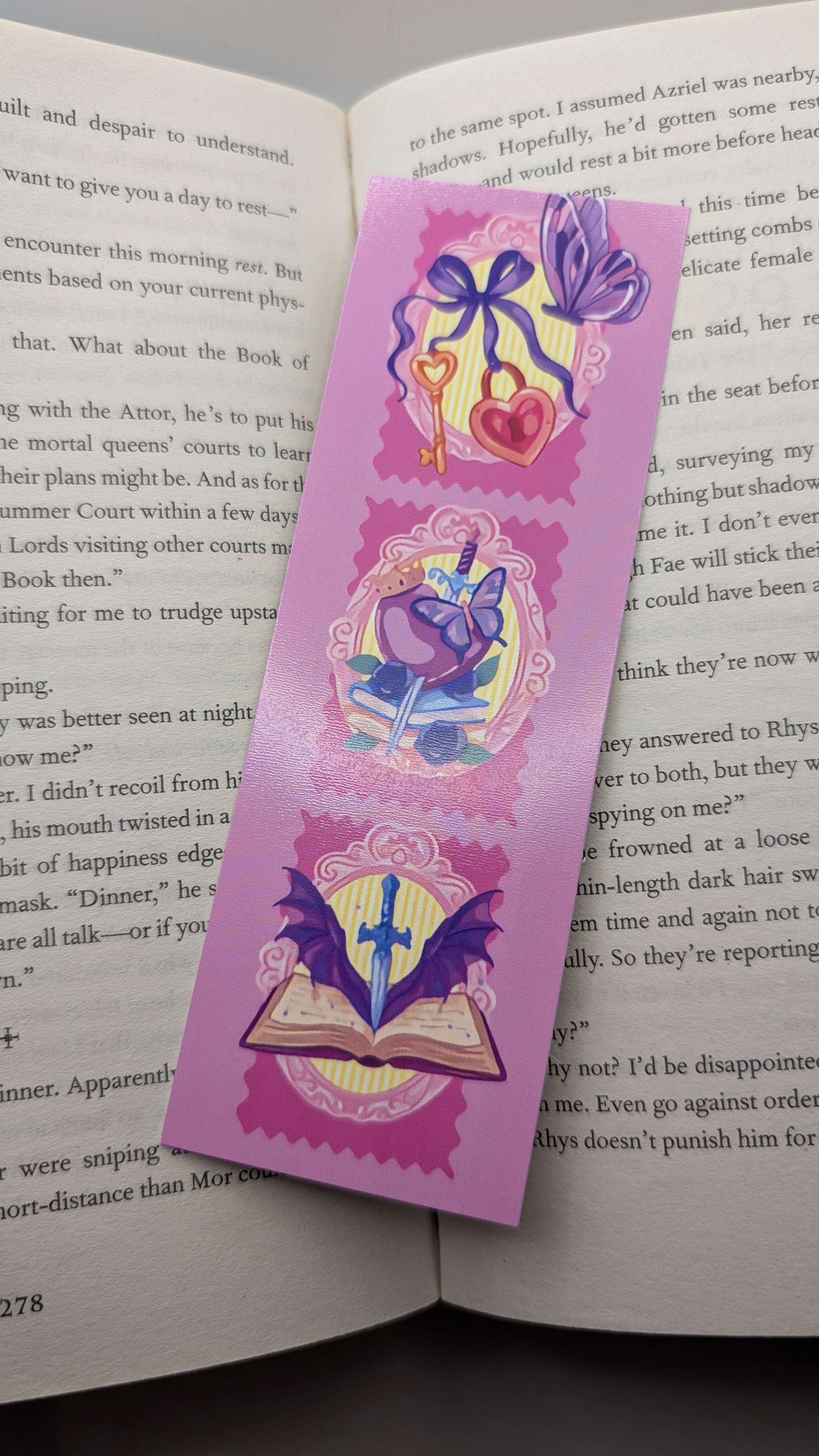 Romantasy Reader Bookmark Bundle - Set of 4