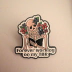 Forever Working on my TBR Enamel Pin Badge