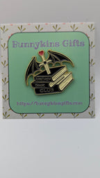Fantasy Book Club Sword Enamel Pin Badge