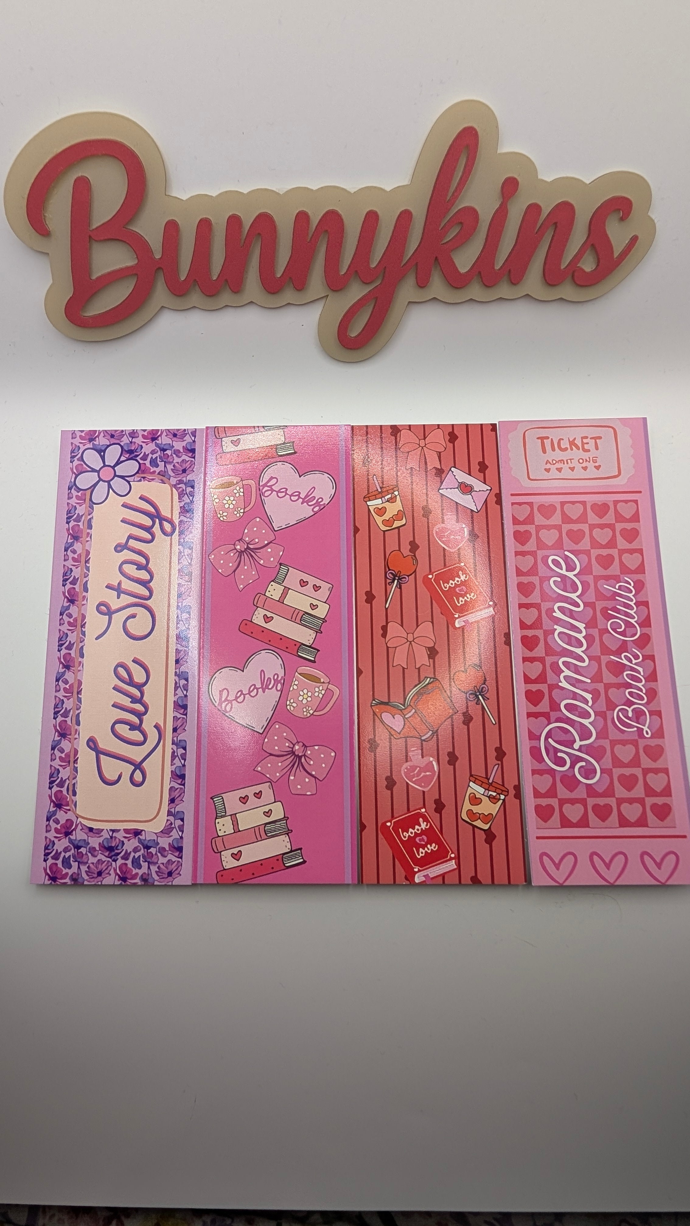 Romance Lover Bookmark Bundle - Set of 4
