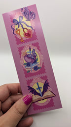 Pink Romantasy Elements Bookmark