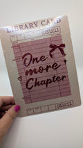 Library Card Style Kindle Inserts & Matching Magnetic Bookmarks