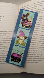 Mystic Frog & Cauldron Bookmark