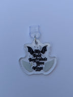 Book Boyfriends Have Wings Kindle Charm for USB-C Port - Decorate your E-Readers or Phone