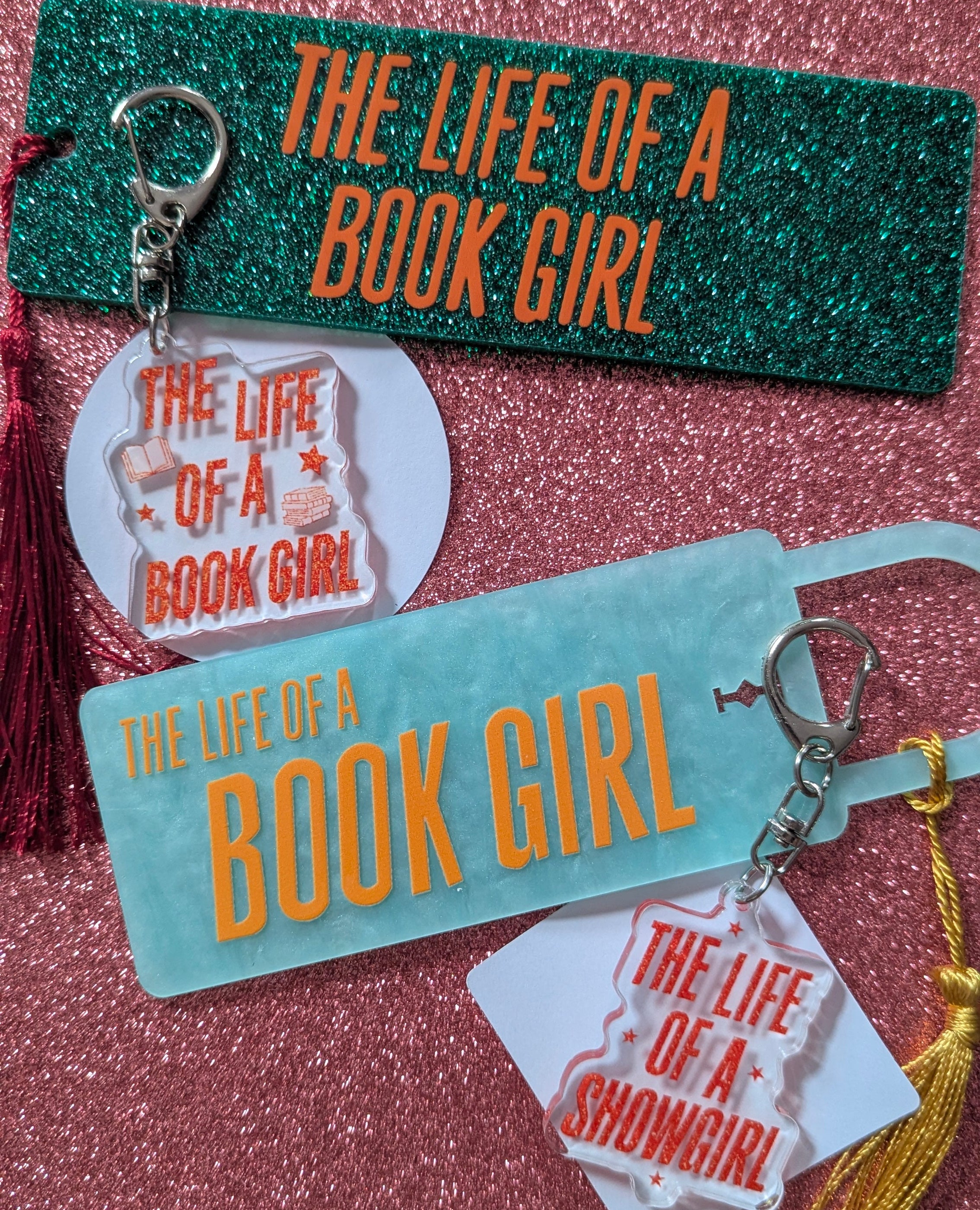 Book Girl Bookmark & Keyring Set - Life of a Bookgirl