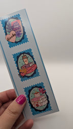Blue Book Lover Bookmark